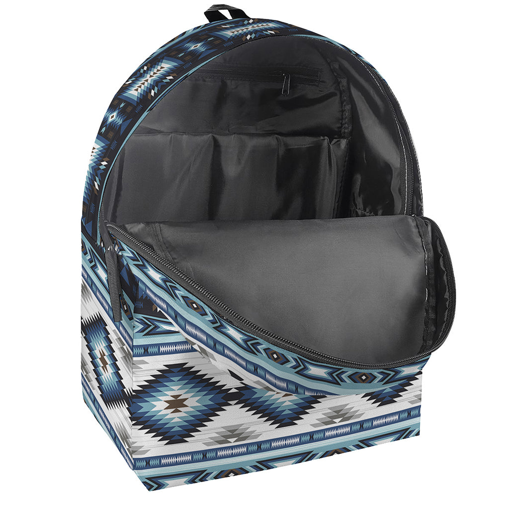 Blue Native Navajo Print Backpack