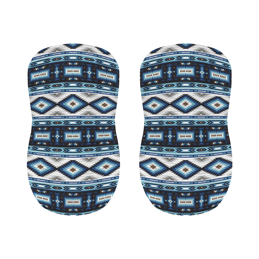 Blue Native Navajo Print Bar Stool Covers