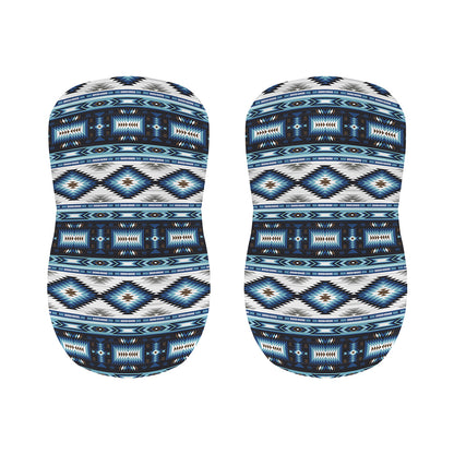 Blue Native Navajo Print Bar Stool Covers