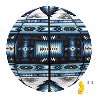 Blue Native Navajo Print Basketball