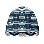 Blue Native Navajo Print Beanie