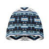 Blue Native Navajo Print Beanie