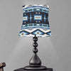 Blue Native Navajo Print Bell Lamp Shade