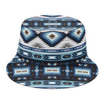 Blue Native Navajo Print Bucket Hat