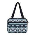 Blue Native Navajo Print Double Strap Bible Bag
