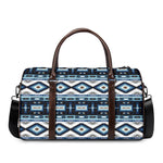 Blue Native Navajo Print Duffle Bag