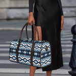 Blue Native Navajo Print Duffle Bag