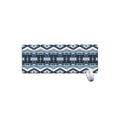 Blue Native Navajo Print Extended Mouse Pad