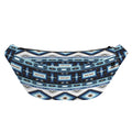 Blue Native Navajo Print Fanny Pack