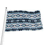 Blue Native Navajo Print Flag