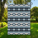 Blue Native Navajo Print Garden Flag