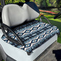 Blue Native Navajo Print Golf Cart Seat Cover