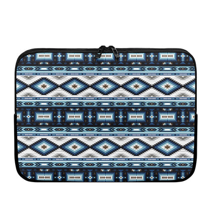 Blue Native Navajo Print Laptop Sleeve