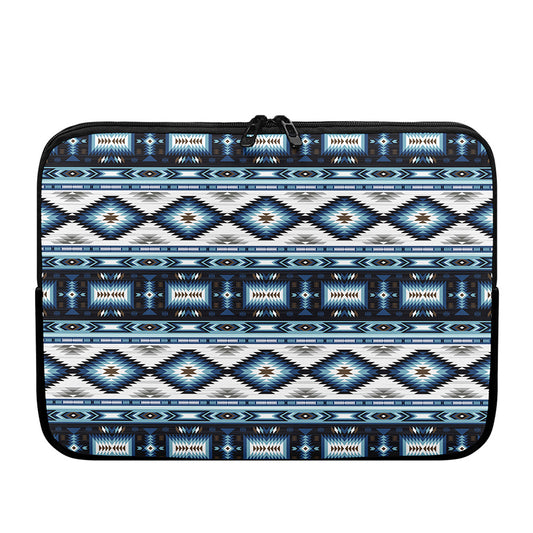 Blue Native Navajo Print Laptop Sleeve