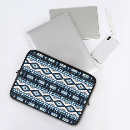 Blue Native Navajo Print Laptop Sleeve
