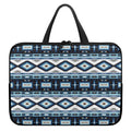 Blue Native Navajo Print Laptop Sleeve With Handle