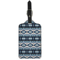 Blue Native Navajo Print Luggage Tag