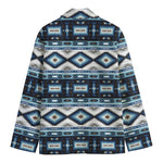 Blue Native Navajo Print Men's Blazer