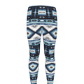 Blue Native Navajo Print Men's Leggings