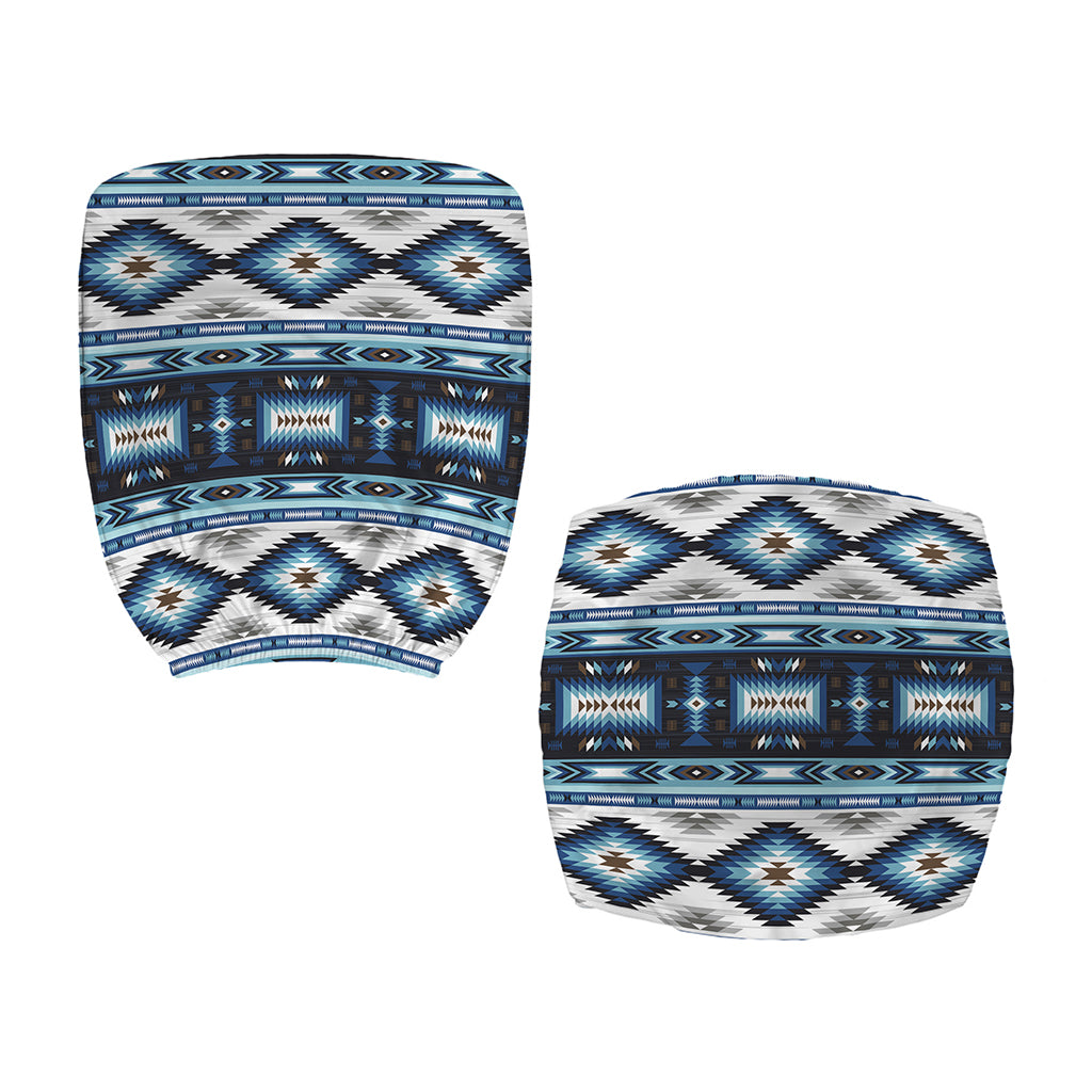 Blue Native Navajo Print Office Chair Cover