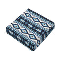 Blue Native Navajo Print Outdoor Seat Cushion Cover
