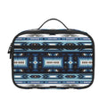 Blue Native Navajo Print Portable Lunch Bag
