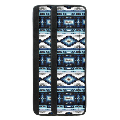 Blue Native Navajo Print Refrigerator Handle Covers