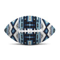 Blue Native Navajo Print Rugby Ball