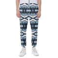 Blue Native Navajo Print Joggers