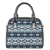 Blue Native Navajo Print Shoulder Handbag