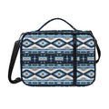 Blue Native Navajo Print Shoulder Strap Bible Bag