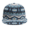 Blue Native Navajo Print Snapback Cap