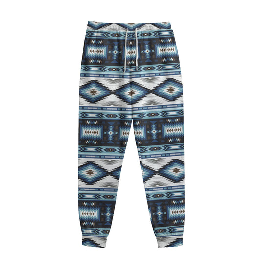 Blue Native Navajo Print Sweatpants