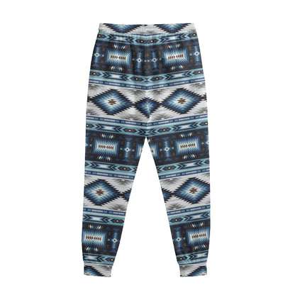Blue Native Navajo Print Sweatpants