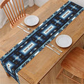 Blue Native Navajo Print Table Runner