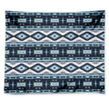 Blue Native Navajo Print Tapestry