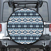 Blue Native Navajo Print Tire Cover