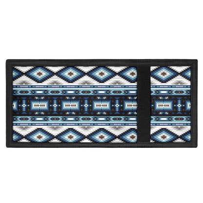 Blue Native Navajo Print Trifold Wallet