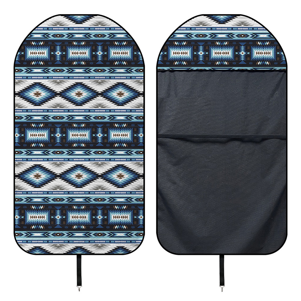 Blue Native Navajo Print Waterproof Car Seat Cover
