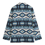Blue Native Navajo Print Women's Blazer