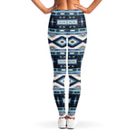 Blue Native Navajo Print Women's Leggings