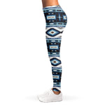 Blue Native Navajo Print Women's Leggings