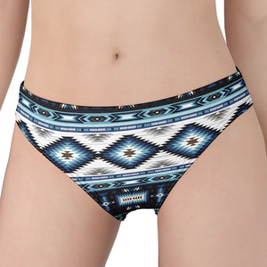 Blue Native Navajo Print Women's Panties