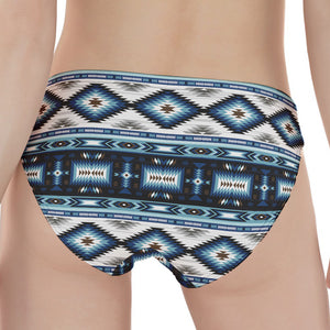 Blue Native Navajo Print Women's Panties