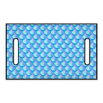 Blue Neon Mermaid Scales Pattern Print Golf Cart Seat Cover