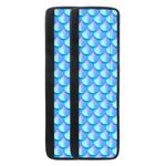 Blue Neon Mermaid Scales Pattern Print Refrigerator Handle Covers