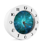Blue Neurons In The Brain Print Alarm Clock