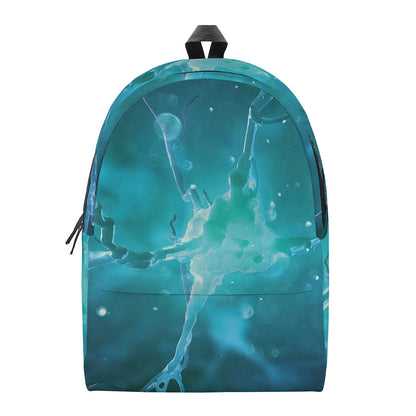 Blue Neurons In The Brain Print Backpack