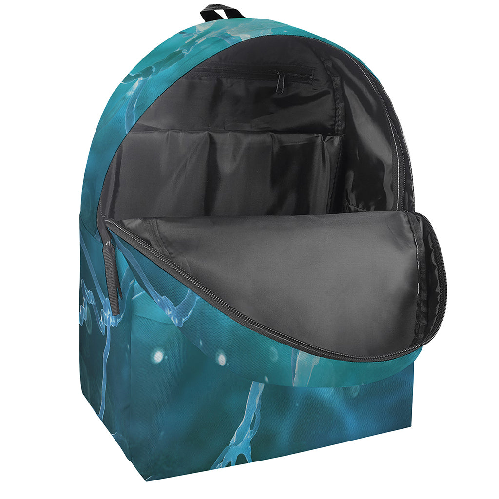 Blue Neurons In The Brain Print Backpack