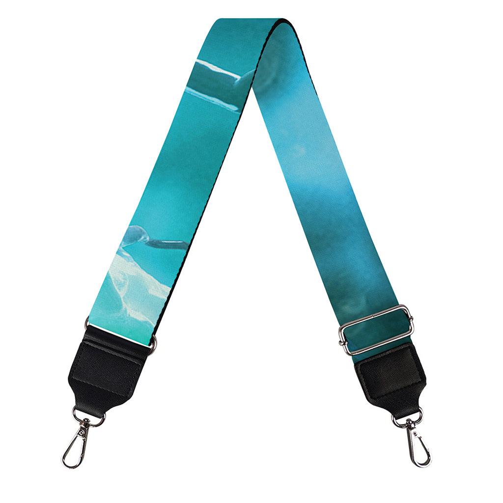 Blue Neurons In The Brain Print Bag Strap